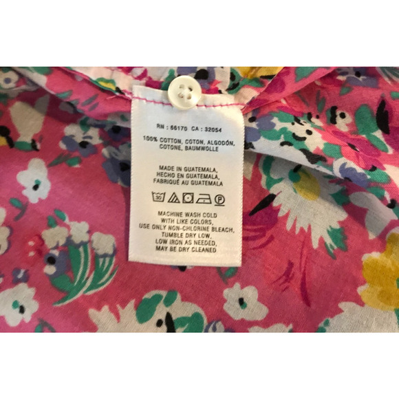 Anthropologie Holding Horses Women's Isla Floral Long Sleeve Blouse - Size 2 - Picture 10 of 11